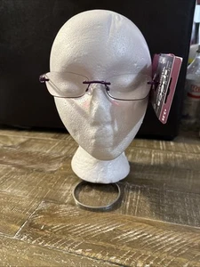 Simply Specs Women’s Reading Glasses With Case 3.25 - Picture 1 of 5