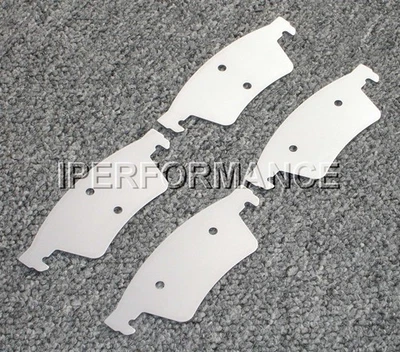 Titanium Brake Pad Shim Heat Shield Set for Volvo C30 2008-2013; Rear - Image 1 of 4