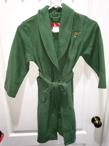 boys LANDS END blues CAMOUFLAGE BATH ROBE WITH BELT size 4 hood SO SOFT! - Picture 1 of 2