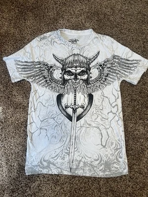 Camiseta marca Eighty Eight Y2K - Gráfico Vikingo Talla Grande De Colección Foto 1 de 4