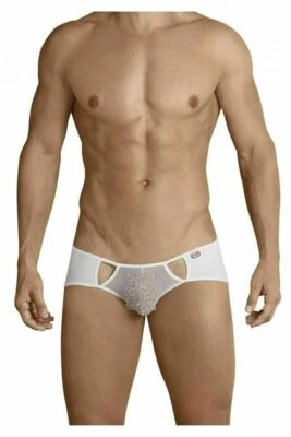 LARGE Pikante Brief Aston Nylon Slips Sexy White 8711 2 — 第 1/4 张图片