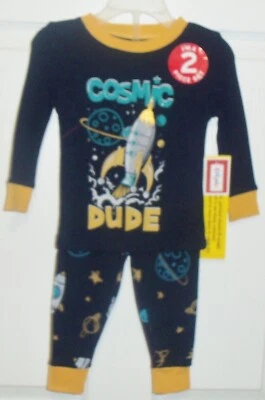 Kidgets  2Pc Boys "COSMIC DUDE" Pajama Set  Size 18 months   NEW - Image 1 of 2