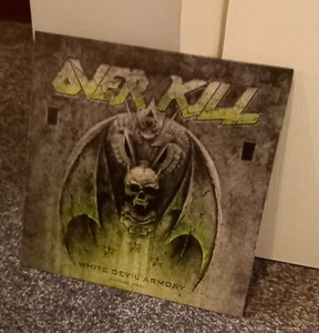 OVERKILL DOUBLE GATEFOLD PICTURE DISC ,white devil armoury,thrash metal ,vinyl - Picture 1 of 9