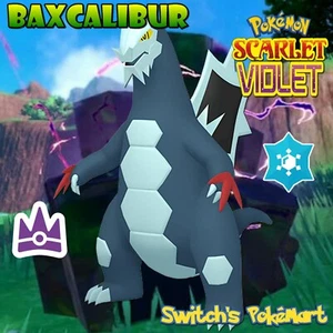 Pokémon 6ivs Mightiest Mark Baxcalibur Intacto 7 Estrellas Tera Raid - Imagen 1 de 4