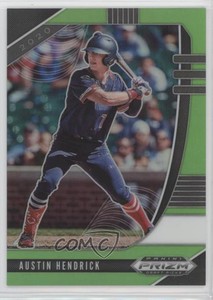 2020 Panini Prizm Draft Picks Lime Green Prizm /75 Austin Hendrick #PDP12