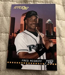 2004 Donruss Studio #188 Fred McGriff Tampa Bay Devil Rays Baseball - Picture 1 of 2