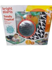Bright Starts Totally Tropical Tummy Time Baby Playmat + Prop Pillow and  2 Toys - Picture 1 of 2
