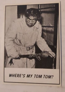 1966 Misprint Error Card Monster Laffs #48 "Where's My Tom Tom?" Blank Back - Bild 1 von 2