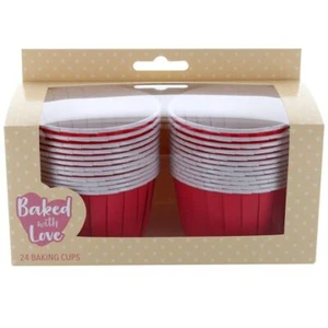 Red Baking Cups - 60 x 45mm - 2 Pack Sizes - Picture 1 of 1