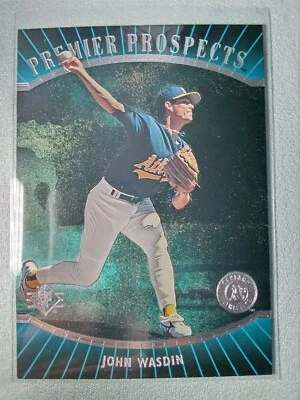 1996 Upper Deck Sp Premier Prospects John Wasdin #16 Rookie RC Athletics - Bx2 - Image 1 of 2