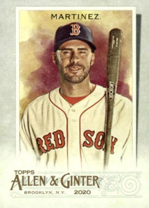 2020 Topps Allen & Ginter #83 J.D. Martinez Boston Red Sox - Picture 1 of 2