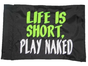 Custom PLAY NAKED Bandera de Seguridad ATV UTV moto de cross AIRBOAT Jeep Dune Whip Pole - Imagen 1 de 7