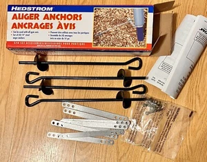 Gym/Swing Set Anchors Tie Down Kit USA Hedstorm Set Of 4 - Picture 1 of 8