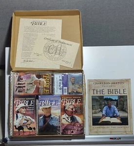 Charlton Heston Presents THE BIBLE ORIGINAL VHS Box Set ~ONE VHS TAPE MISSING~ - Bild 1 von 10