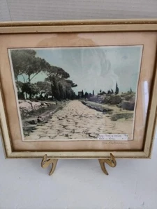 Impresión fotográfica a color de 1920 - vía Ostiense en Roma - Imagen 1 de 6