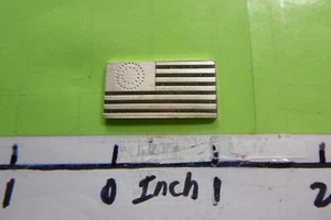 19TH U.S FLAG NEBRASKA BECOMES A STATE IN 1867 NICE 1974 SILVER BAR RARE #D2 - Picture 1 of 2