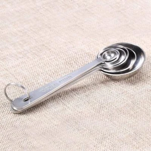Stainless Steel Measuring Spoon Baking Cups Spoons Kitchen Cooking Tool 6pcs/set - Picture 1 of 2