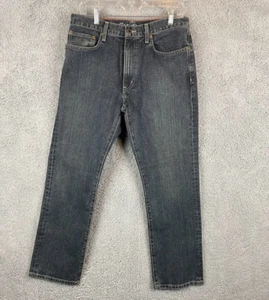 Eddie Bauer Herren Jeans Größe 32x30 Slim Fit Straight Leg Denim Dark Wash - Bild 1 von 12