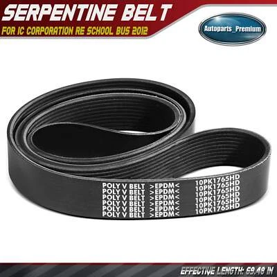 69.48" Heavy Duty Serpentine Belt for IC Corporation RE School Bus 2012 L6 7.6L - Imagem 1 de 4