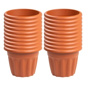 (Set of 20) 33cm Round Garden Planter Flower Plant Indoor Outdoor Cafe Balcony - Picture 1 of 12