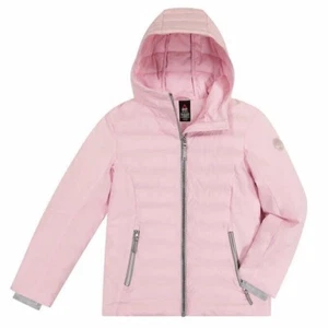 New GERRY Youth Welded Hooded Lightweight Girls Jacket (Pink) Size MEDIUM 10-12 - Picture 1 of 4