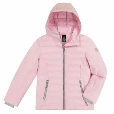 Nueva Chaqueta GERRY Juvenil Soldada con Capucha Ligera para Niñas (Rosa) Talla MEDIANA 10-12 Foto 1 de 4