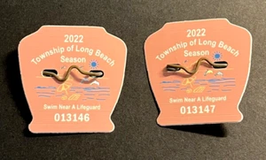 2022 LONG BEACH TOWNSHIP ( LBI ) NJ SEASON BEACH BADGE / TAG - 3 YEARS ALT - Bild 1 von 6