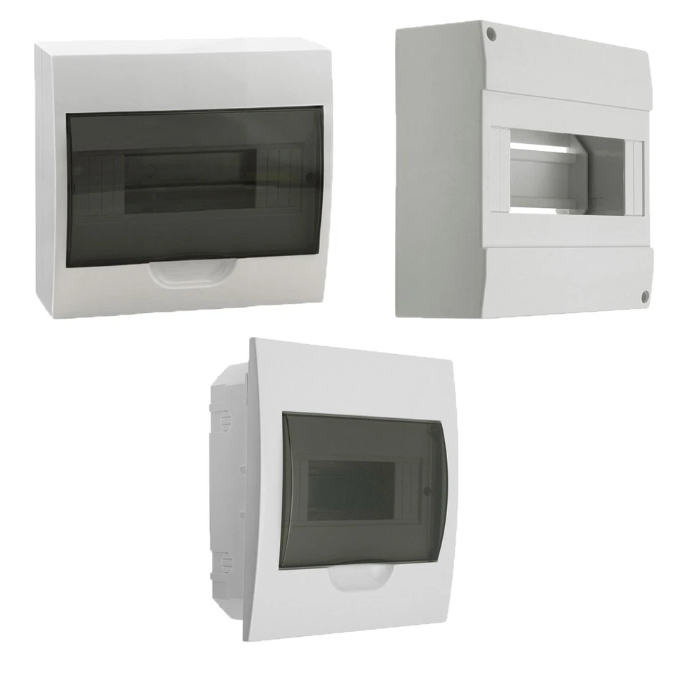 KANLUX Verteiler Schaltschrank Verteilerschrank 8 Module Industriegehäuse Profilschiene