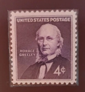 Historic Stamps Of America Horace Greeley February 3, 1961 - Picture 1 of 4
