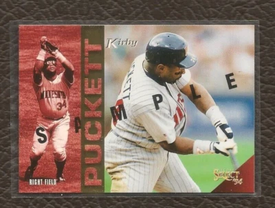 Kirby Puckett 1994 Score Select Sample Card #17 Minnesota Twins - Image 1 of 2
