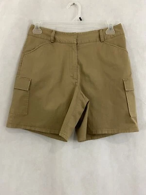 Liz Claiborne Lizsport Women Shorts Cargo Pants Size 12 Tan - Image 1 of 4