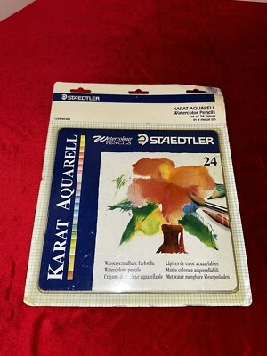 Staedtler Karat Aquarell Watercolor Pencils 24 Count NEW - Image 1 of 2