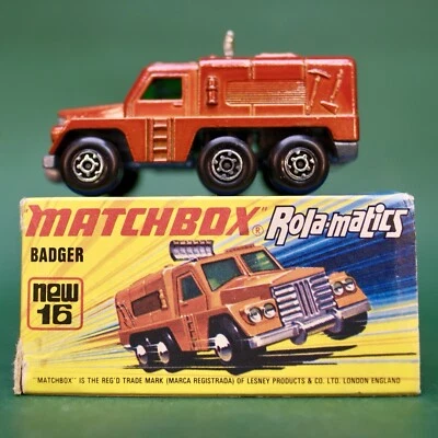 MATCHBOX LESNEY SUPERFAST BADGER RADAR TRUCK MB 16A-01 (MIB) - Image 1 of 4