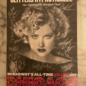 Chicago Broadway Musical Signed Cast Poster 2011