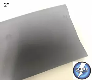 Black Heat Shrink Tubing 2 inch (50 mm) 2:1 Ratio Sleeve Wire Wrap 4 Feet - Picture 1 of 1