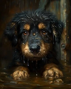 Varie stampe artistiche cane cane 8x10 Pawsome cagnolini belle arti 580435671 - Foto 1 di 1