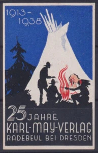 Advertising Brand 25 Years Karl May Publishing Radebeul Near Dresden 1938 - Picture 1 of 1