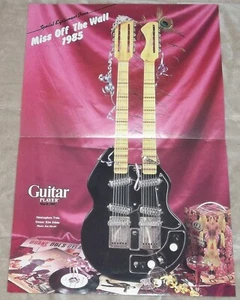 Stratosphere Twin Doppelhals Gitarre Centerfold Poster Teisco's Dirty Dozen - Bild 1 von 4