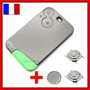 Coque Plip Clé Carte Pour Renault Laguna/Espace/Vel/Satis +Switch +Lame Pile - Imagen 1 de 3