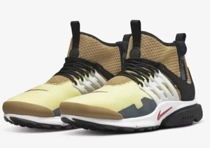 Nike Air Presto Mid Utility Bicycle Yellow Black White DC8751-700 Mens Size 9 - Picture 1 of 12