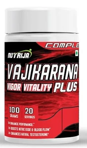 Nutrija Vajikarana Plus Boost Nitric Oxide & Blood Flow Powder 100 Gm Enhance - Picture 1 of 6