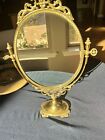 Antique/Vintage Swivel Brass Italian Vanity Mirror RARE