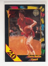 CHRIS MULLIN 1991-92 Wild Card NCAA 20 Stripe Parallel #13 St. Johns Mint