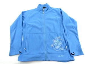 Marmot Fleece Jacket Womens Large Full Zip Embroidered Pockets Outdoor Gorpcore - Picture 1 of 11