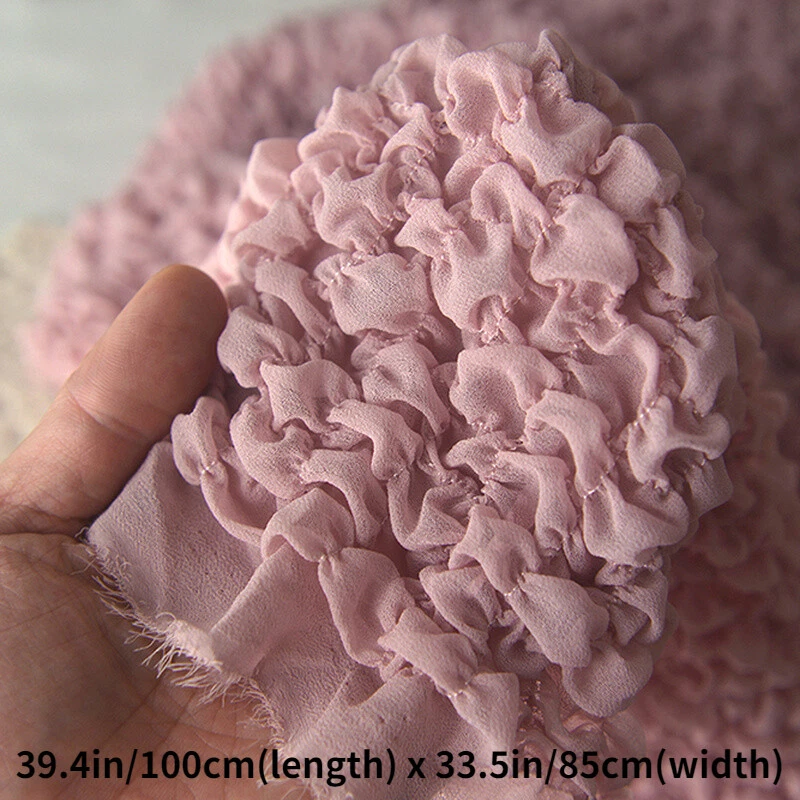 3D шифоновое ткани эластичной Puff собранными в Рюш Diy шитья Craft материал для одежды - Изображение 1 из 4