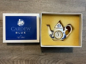Vintage Paul Cardew Blue Willow Teapot Clock - Picture 1 of 7