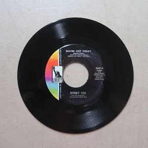 BOBBY VEE YOU'RE A BIG GIRL NOW/MAYBE JUST TODAY LIBERTY VINYL 45 VG 22-83 - Picture 1 of 2