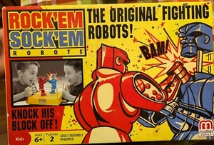 Rock'em Sock'em Robots Mattel Games 2012 The Original Fighting Robots! - Picture 1 of 10
