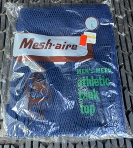 Vintage  Mesh Tank Top  MESH-AIRE LARGE Rare NOS - Picture 1 of 2