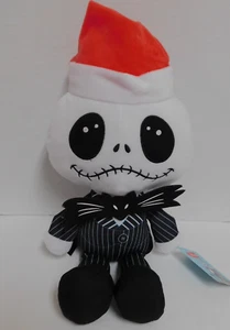 Jack Skellington w/Santa Hat The Nightmare Before Christmas Stuffed Plush 16 in - Picture 1 of 9